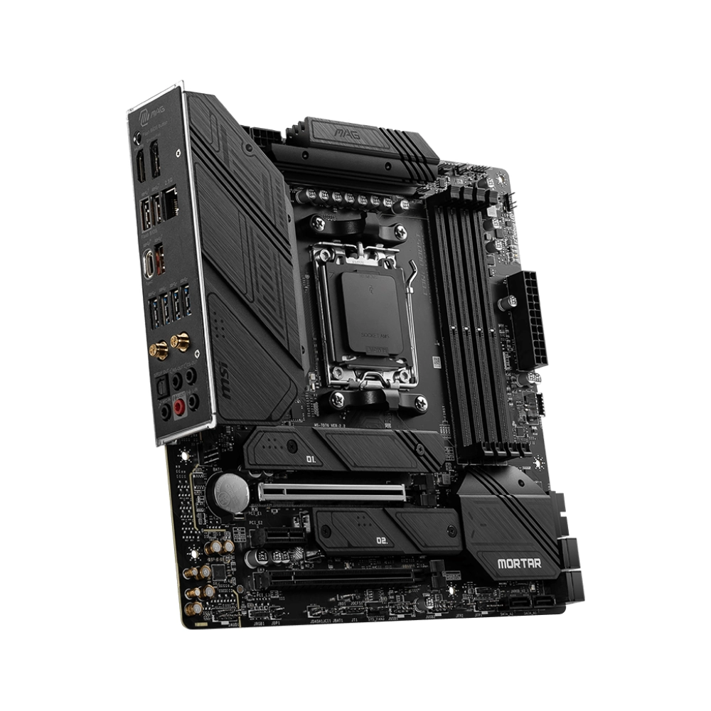 MSI Motherboard MAG B650M Mortar WIFI DDR5 For AMD view 4